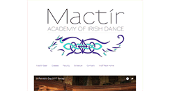 Desktop Screenshot of mactiririshdance.com